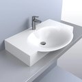 Раковина накладная Fancy Marble Carme 800, белый (3408101) На столешницу, Подвесные Прямоугольные