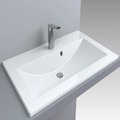 Раковина вбудована Fancy Marble Mikaela 900, білий (3709101) Вбудовувані зверху 
