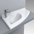 Раковина вбудована Fancy Marble Patricia 800L, білий матовий (6608303) Вбудовувані зверху 