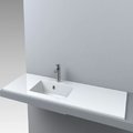Раковина встраиваемая Fancy Marble Lauretta 1500 L, белый (5615301) Встраиваемые сверху Прямоугольные