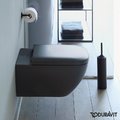 Підвісний безободковий унітаз Duravit Rimless Happy D. 2 з кришкою Soft close (2222098900 + 0064591300) Підвісні 