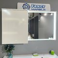 Зеркальный шкафчик 125х72 см с LED подсветкой Fancy Marble Jamaica L/R, белый (Jamaica 1245 Б) Fancy Marble Зеркальные шкафы