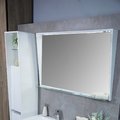Дзеркальна шафка 85х70 см з LED підсвічуванням Fancy Marble MC-Cyprus, білий матовий (MC - Cypus 850 м) Fancy Marble Дзеркальні шафи