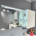 Дзеркальна шафка 125х68 см з LED підсвічуванням Fancy Marble Vivara L / R, білий матовий (Vivara 1250 М) Fancy Marble Дзеркальні шафи
