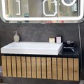 Мебельный комплект с тумбой 100 см Fancy Marble MIlos 460 и раковиной Crass 800 (MILOS 1000 С Cr80) Fancy Marble Мебельные комплекты