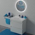 Мебельный комплект с тумбой и раковиной, 70х70,5 см Fancy Marble Borneo 70, белый матовый (Borneo 700 М) Fancy Marble Мебельные комплекты