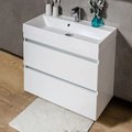 Мебельный комплект Fancy Marble Sherman 70 с раковиной Signe 700, белый (Sherman 700 Б Si) Fancy Marble Мебельные комплекты