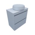 Меблевий комплект Fancy Marble Fiji 70-2 з раковиною Diana 420, білий (fiji-70-2 б Di) Fancy Marble Меблеві комплекти
