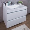 Меблевий комплект Fancy Marble Borneo 80 з раковиною Lucia 800C, білий (Borneo 800 б Lu) Fancy Marble Меблеві комплекти