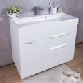Меблевий комплект Fancy Marble Bermuda 2 з раковиною Ashley 900C, білий (Bermuda-2 б As) Fancy Marble Меблеві комплекти