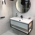 Мебельный комплект Fancy Marble MAR с раковиной Signe 1000, белый (Mar 700 Б+СТК) Fancy Marble Мебельные комплекты