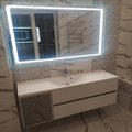 Меблевий комплект Fancy Marble Meloria 1500 L / R з раковиною Margo 1500, графіт матовий (Meloria з) Fancy Marble Меблеві комплекти