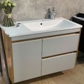 Мебельный комплект Fancy Marble Wega 900 L/R с раковиной Amelia 900, белый (Wega 900 ШБ) Fancy Marble Мебельные комплекты