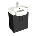 Мебельный комплект Fancy Marble Ibiza 60 с раковиной Comfort 612, графит матовый (ШН-612 Б) Fancy Marble Мебельные комплекты