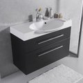 Меблевий комплект Fancy Marble Sumatra 80-2 з раковиною Carme 800, графіт матовий (ШН-Sumatra 80-2 з) Fancy Marble Меблеві комплекти