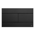 Клавіша змиву OLI Slim Soft-touch, чорний матовий (659055) Механічні Для унітазів Механічні