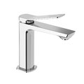Смеситель для раковины Paffoni Tilt, с донным клапаном Clic-Clac, хром (TI071KCR) Для раковины Хром