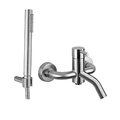 Смеситель для ванны Paffoni Steel, нерж. сталь (STEEL026AC) Для ванны Нерж. сталь