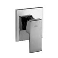 Змішувач для душу на 1 споживача Paffoni Level, з металевою накладкою, нерж. сталь (LES010ST/M) Для душа Нерж. сталь