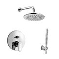 Душевая система Paffoni Shower, верхний душ d 300 мм, хром (KITCA015CR300) Душевые комплекты (системы) Хром