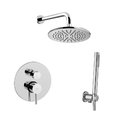 Душевой комплект Paffoni Shower, верхний душ d 300 мм, хром (KITLIG018CR300) Душевые комплекты (системы) Хром