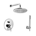 Душевой комплект Paffoni Shower, верхний душ d 300 мм, хром (KITLIG015CR300) Душевые комплекты (системы) Хром
