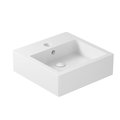 Раковина 48х48 см Galassia Plus Design, белый (6022) На столешницу, На тумбу, Подвесные Квадратные