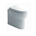 Напольный безободковый унитаз Galassia M2 с крышкой soft close, белый (5247+5225) Напольные 