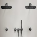 Двойной душевой набор Cocoon, черный (PB SET31-B) Душевые комплекты (системы) Черный