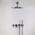 Термостатическая душевая система Cocoon, темно-серый (JP SET22 THERM.1-DG) Душевые комплекты (системы) Темно-серый