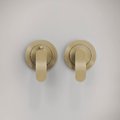 Термостатический смеситель для душа Cocoon, золото матовый (JP 01 THERM/DIV EXT-BG) Для ванны, Для душа Золото матовый