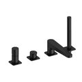 Смеситель для ванны Sanycces Air, черный матовый (BNBB003BM) Для ванны Черный матовый