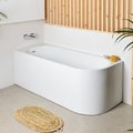 Гідромасажна акрилова ванна 170х70 Sanycces Torino angolo Elegance Left, білий (BN142EI) Sanycces Овальні, Прямокутні