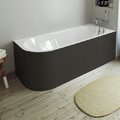 Ванна акрилова 170х70 Sanycces Torino angolo Sanycoat Right, білий/RAL (BN142170070DWGRAL) Sanycces Овальні, Прямокутні