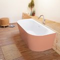 Ванна акрилова 170х80 Sanycces Torino muro Sanycoat, білий/RAL (BN141170080WGRAL) Sanycces Овальні