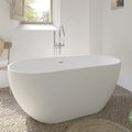 Ванна из литиевого мрамора 170х80 Sanycces Rondo, белый матовый (BN312170080WM) Sanycces Овальные