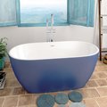 Ванна акриловая 150х75 Sanycces Trento Sanycoat, белый/RAL (BN125150075WGRAL) Sanycces Овальные