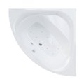 Гідромасажна акрилова ванна Sanycces Brisa B Confort 130х130 см, білий (BN153130BW) Sanycces Кутові симетричні