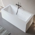 Гідромасажна акрилова ванна Sanycces Cube Elegance 170х70 см, білий (BN12117070E) Sanycces Прямокутні