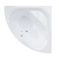 Гідромасажна акрилова ванна Sanycces Brisa Elegance 160х160 см, білий (BN153160E) Sanycces Кутові симетричні