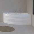 Ванна акриловая Sanycces Tripoli Right 160х90 см, белый (BN129D) Sanycces Угловые асимметричные