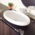 Раковина накладна 60х40 cm Sanycces Eslida, білий матовий (LV3130604011WM) На стільницю 