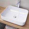 Раковина накладная 50х40 cm Sanycces Catania, белый (LV5200514013WG) На столешницу, На тумбу Прямоугольные