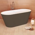 Ванна из минерального литья 170х80 Sanycces Modern Sanycoat, белый матовый/RAL (BN303170080WMRAL) Sanycces Овальные