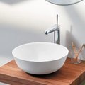Раковина накладна Ø41x12h cm Sanycces Bol, білий матовий (LV311D4112WM) На стільницю, Підвісні 
