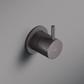 Перемикач на 2 положення Hotbath Cobber, чорний хром (CB111EXTBK) Hotbath Коллекция Cobber 