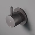 Запорный клапан для горячей воды Hotbath Cobber, черный хром (CB010HEXTBK) Hotbath Коллекция Cobber 