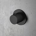 Термостатический смеситель для душа Hotbath Cobber, черный матовый (CB7001HEXTBL) Для душа Черный матовый