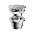 Донный клапан Hotbath Cobber, хром (P708CR) Push-open Для раковин 