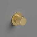 Термостатический смеситель для душа Hotbath Cobber X, матовая латунь PVD (CX7001HEXTBBP) Для душа Матовая латунь PVD